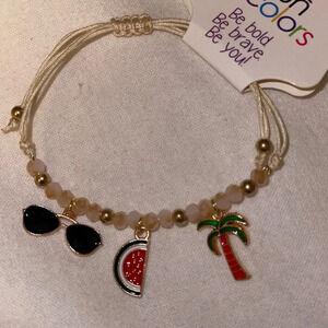 NWT summer beach charm bracelet